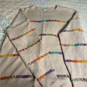 Staccato Beige Knit Sweater